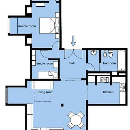 Location Spacious Charming 2 Great Views شقة *